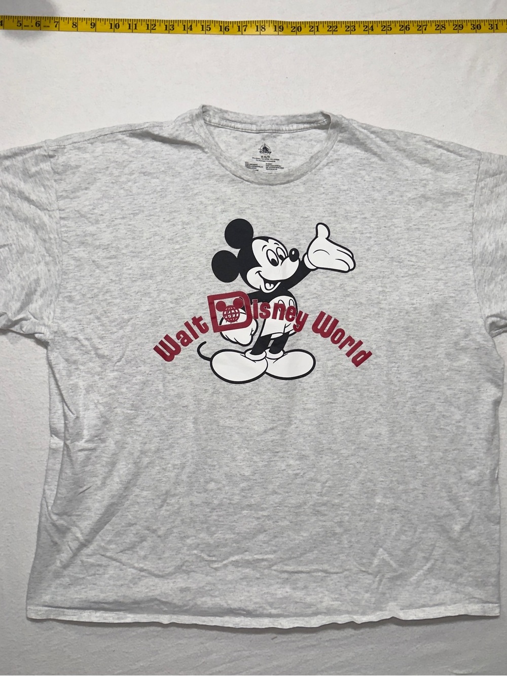 Disney Gray Mickey Mouse Walt Disney World Graphic Tee